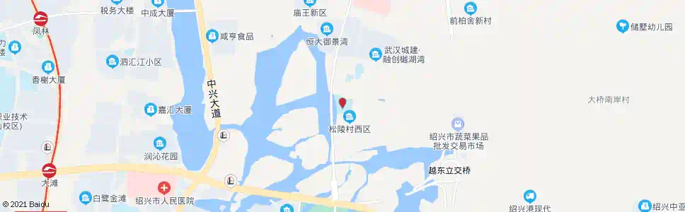 绍兴东湖镇中心小学_公交站地图_绍兴公交_妙搜公交查询2025
