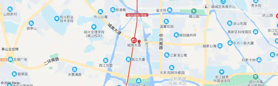 绍兴润和苑_公交站地图_绍兴公交_妙搜公交查询2025