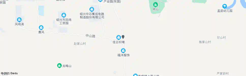 绍兴腰鼓山_公交站地图_绍兴公交_妙搜公交查询2025