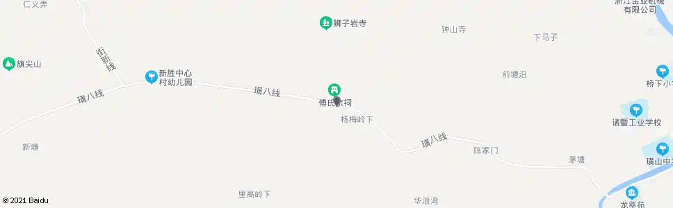 绍兴梅岭祠堂_公交站地图_绍兴公交_妙搜公交查询2025