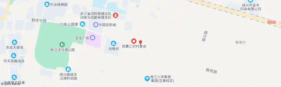 绍兴西曹汇_公交站地图_绍兴公交_妙搜公交查询2025