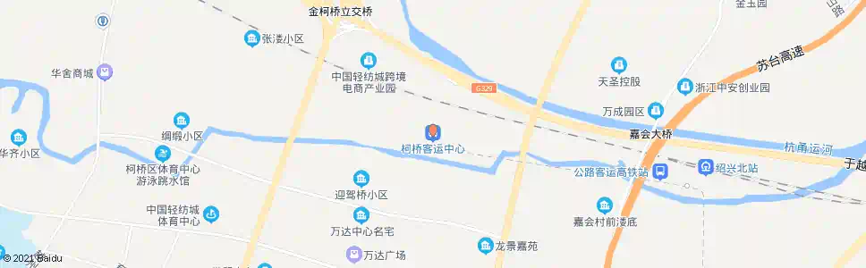 绍兴柯桥客运中心_公交站地图_绍兴公交_妙搜公交查询2025