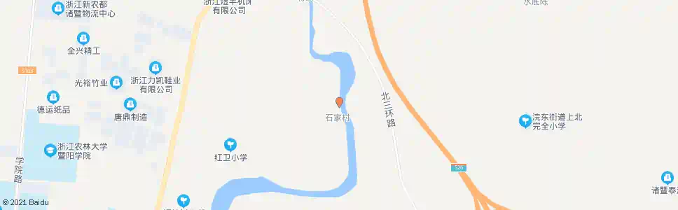 绍兴石家_公交站地图_绍兴公交_妙搜公交查询2025