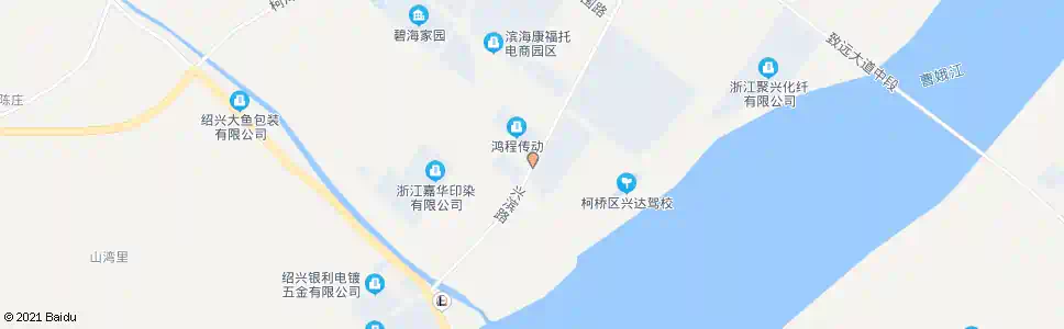 绍兴鸿程传动机械(永久塘村)_公交站地图_绍兴公交_妙搜公交查询2025