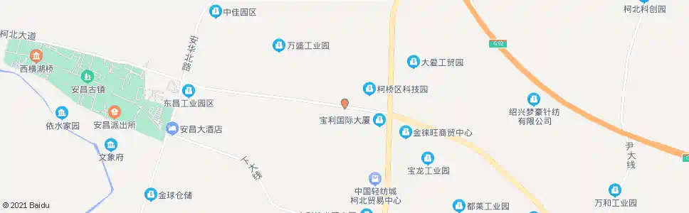 绍兴柯桥开发委_公交站地图_绍兴公交_妙搜公交查询2025