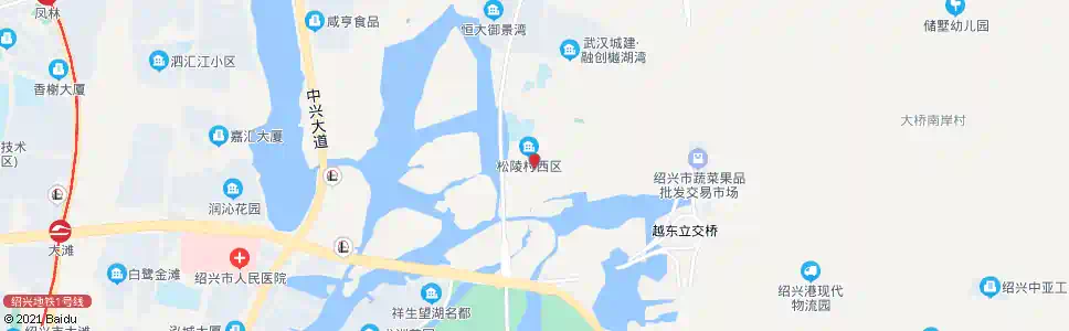 绍兴侧水牌大桥_公交站地图_绍兴公交_妙搜公交查询2025