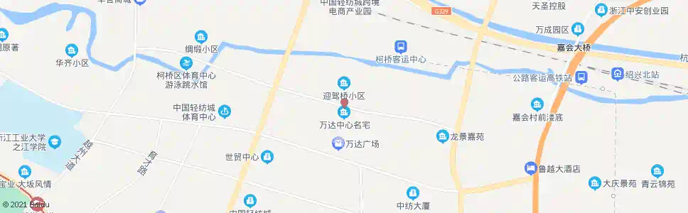 绍兴迎驾桥小区_公交站地图_绍兴公交_妙搜公交查询2025
