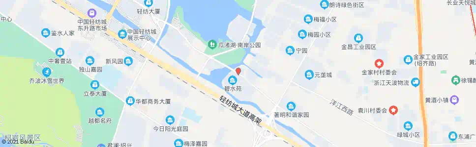 绍兴碧水院_公交站地图_绍兴公交_妙搜公交查询2025
