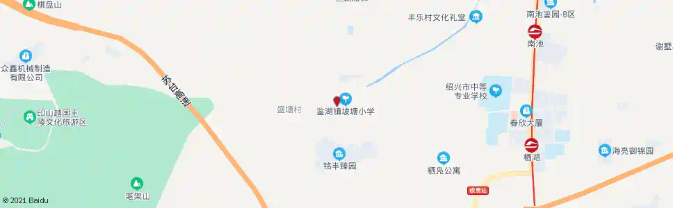 绍兴坡塘分校_公交站地图_绍兴公交_妙搜公交查询2025