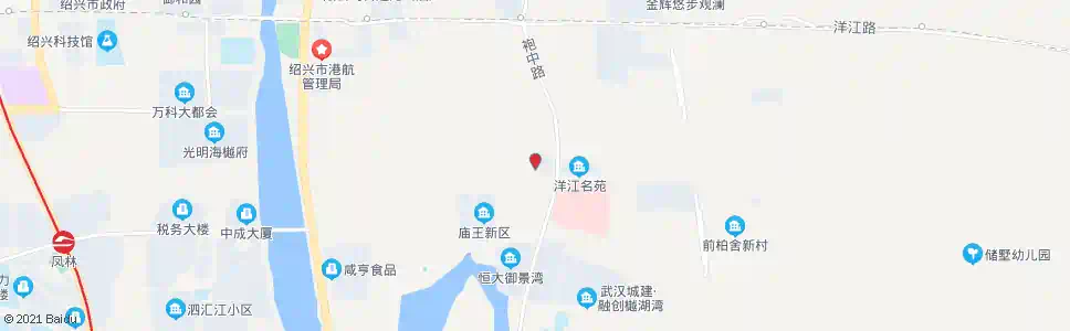 绍兴洋江前村_公交站地图_绍兴公交_妙搜公交查询2025
