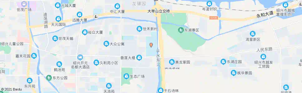 绍兴市高级中学_公交站地图_绍兴公交_妙搜公交查询2025