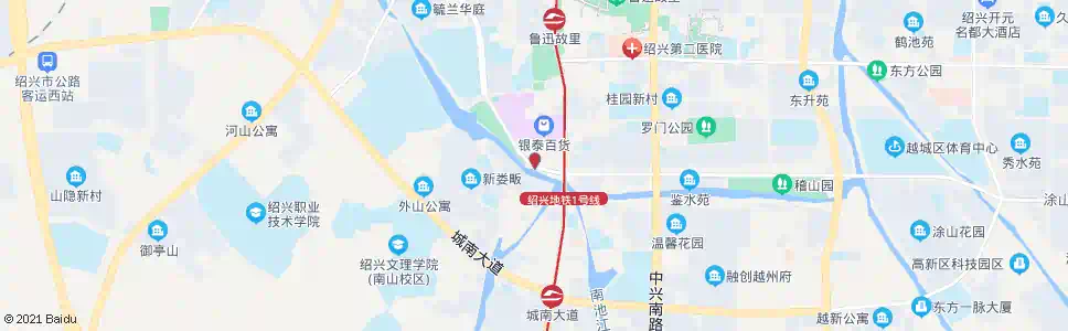 绍兴南门_公交站地图_绍兴公交_妙搜公交查询2025