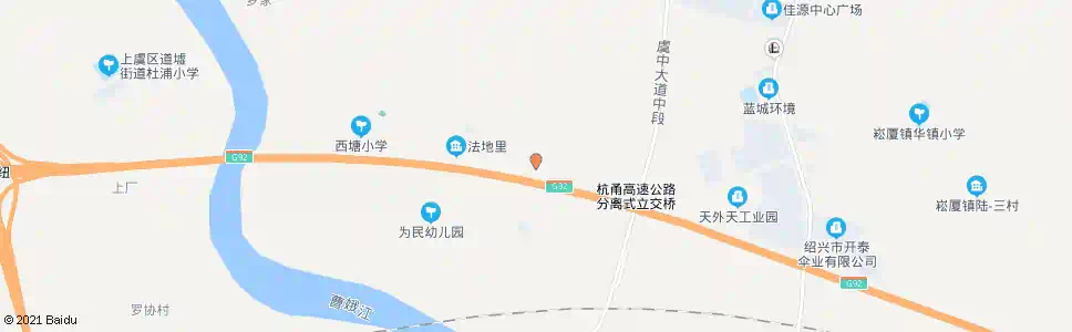 绍兴西华东涵洞_公交站地图_绍兴公交_妙搜公交查询2025
