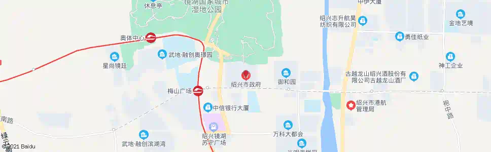 绍兴教练场_公交站地图_绍兴公交_妙搜公交查询2025