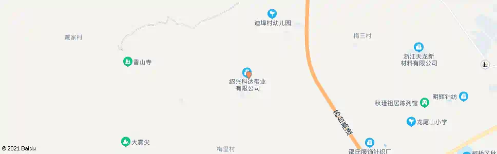 绍兴毛山头_公交站地图_绍兴公交_妙搜公交查询2025