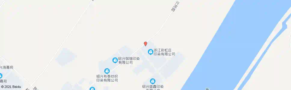 绍兴彩虹庄印染(滨海旺角)_公交站地图_绍兴公交_妙搜公交查询2025