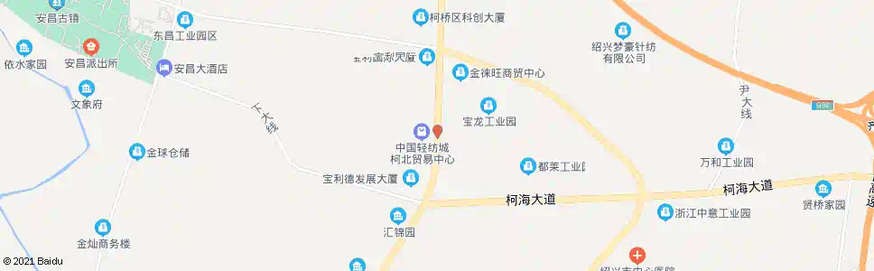 绍兴绍兴轻纺贸易中心_公交站地图_绍兴公交_妙搜公交查询2025