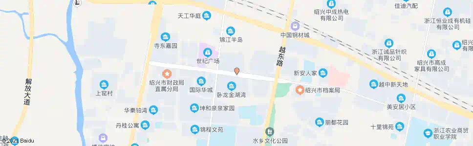 绍兴世纪街口_公交站地图_绍兴公交_妙搜公交查询2025