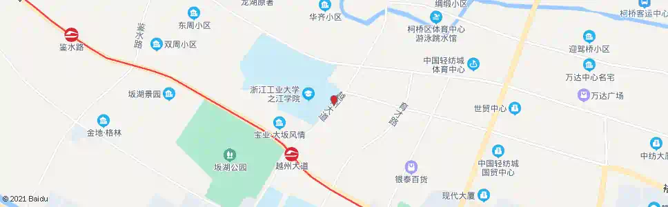 绍兴之江学院_公交站地图_绍兴公交_妙搜公交查询2025