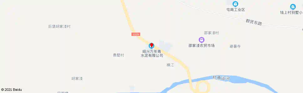 绍兴万年青水泥厂_公交站地图_绍兴公交_妙搜公交查询2025