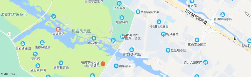 绍兴柯岩景区_公交站地图_绍兴公交_妙搜公交查询2025