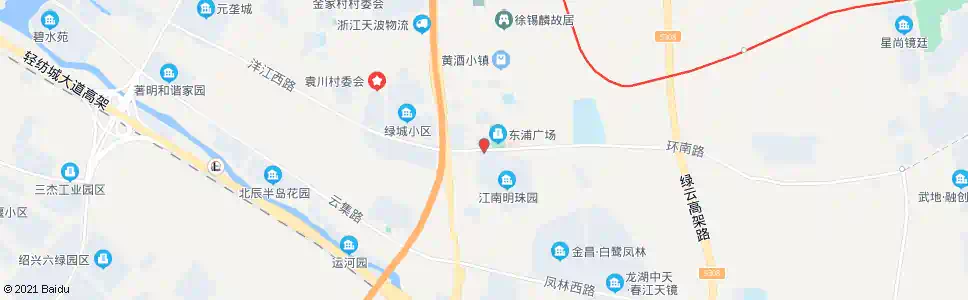 绍兴东浦派出所_公交站地图_绍兴公交_妙搜公交查询2025