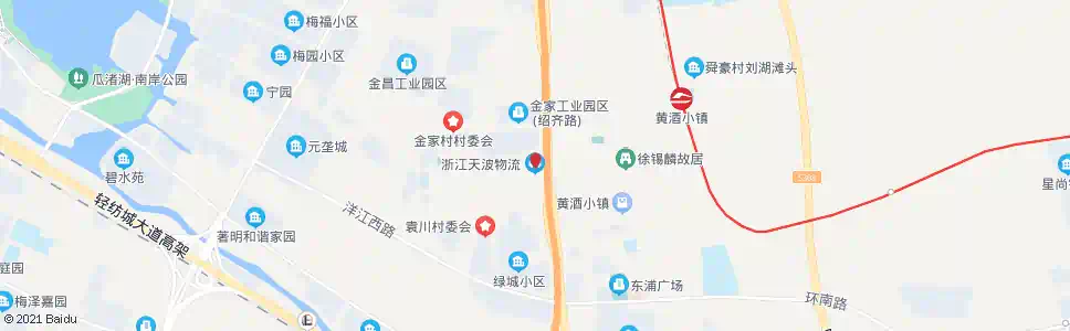 绍兴天波物流_公交站地图_绍兴公交_妙搜公交查询2025