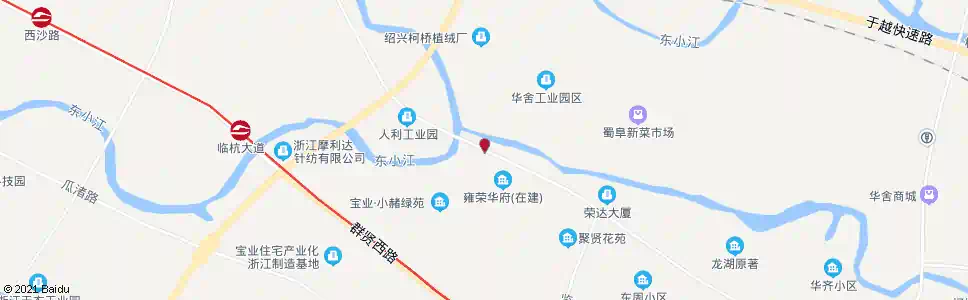 绍兴左一村_公交站地图_绍兴公交_妙搜公交查询2025