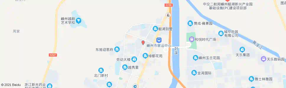 绍兴艇湖路_公交站地图_绍兴公交_妙搜公交查询2025