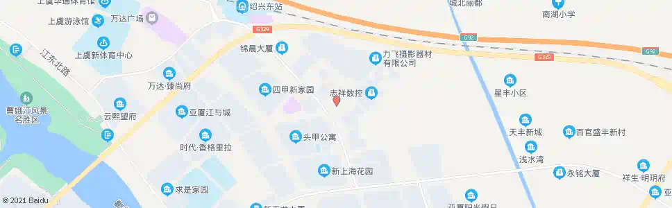 绍兴百官工业园区_公交站地图_绍兴公交_妙搜公交查询2025