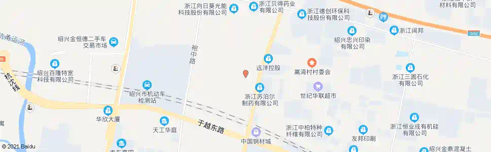 绍兴震元制药有限公司_公交站地图_绍兴公交_妙搜公交查询2025