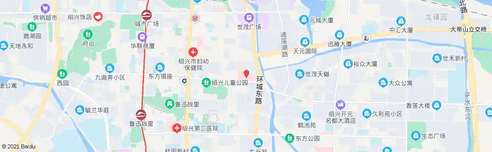 绍兴中医院(南)_公交站地图_绍兴公交_妙搜公交查询2025