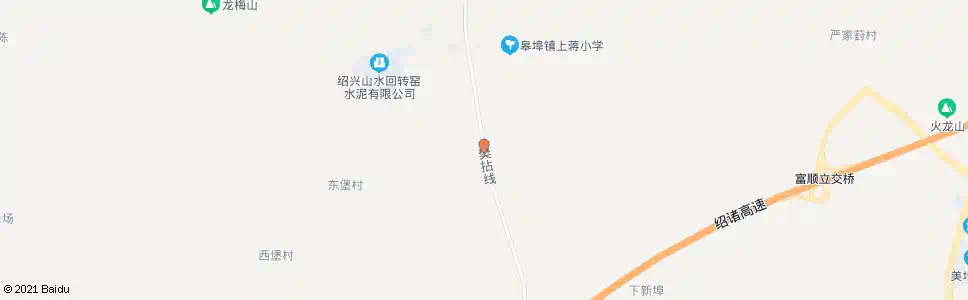 绍兴枝山村_公交站地图_绍兴公交_妙搜公交查询2025