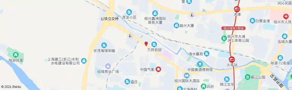 绍兴水联贸易公司(安康医院)_公交站地图_绍兴公交_妙搜公交查询2025