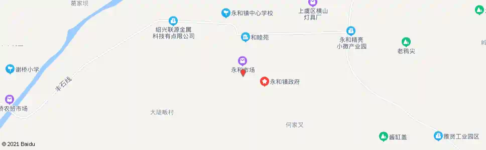 绍兴永和村委_公交站地图_绍兴公交_妙搜公交查询2025