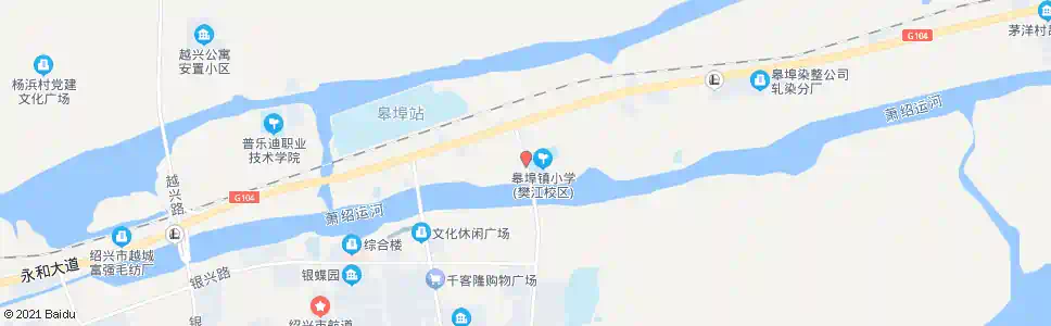绍兴信用社(皋埠镇中)_公交站地图_绍兴公交_妙搜公交查询2025