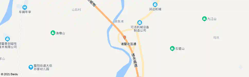 绍兴诸暨北出口_公交站地图_绍兴公交_妙搜公交查询2025