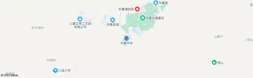 绍兴丰惠中学临时停靠站_公交站地图_绍兴公交_妙搜公交查询2025