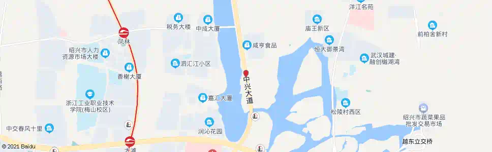 绍兴半江庙_公交站地图_绍兴公交_妙搜公交查询2025