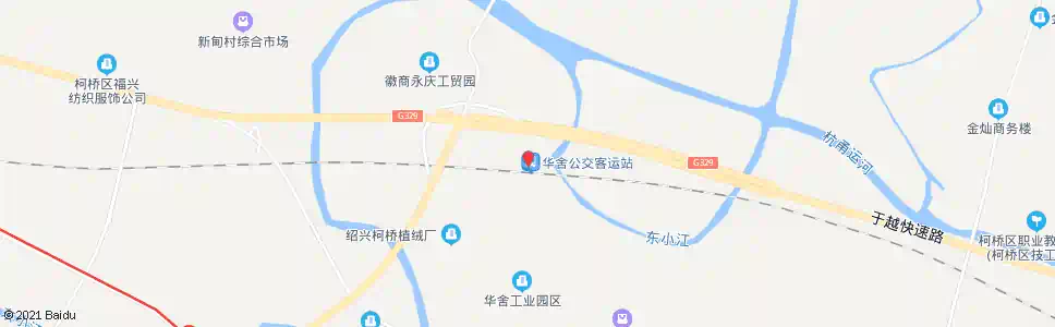 绍兴区公交华舍站_公交站地图_绍兴公交_妙搜公交查询2025