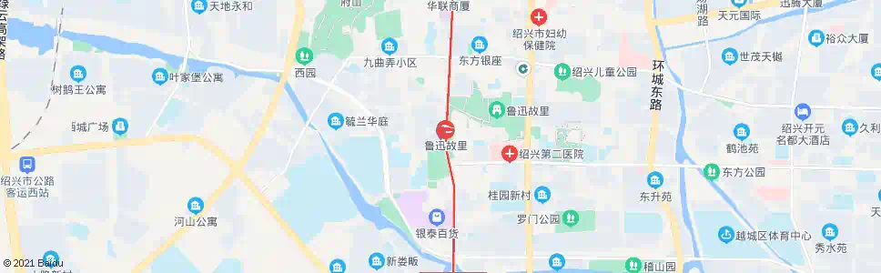 绍兴塔山_公交站地图_绍兴公交_妙搜公交查询2025