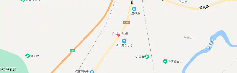 绍兴西山祭祀_公交站地图_绍兴公交_妙搜公交查询2025