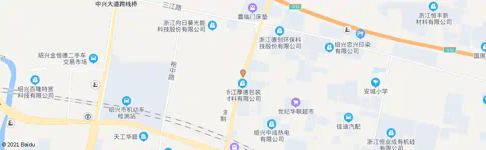 绍兴贝力生科技_公交站地图_绍兴公交_妙搜公交查询2025