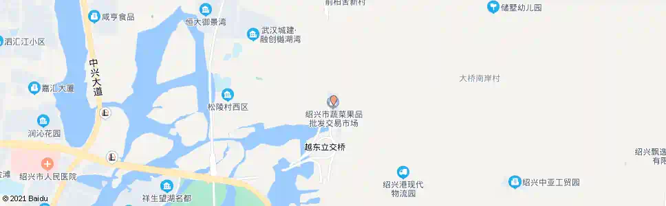 绍兴果品批发市场_公交站地图_绍兴公交_妙搜公交查询2025