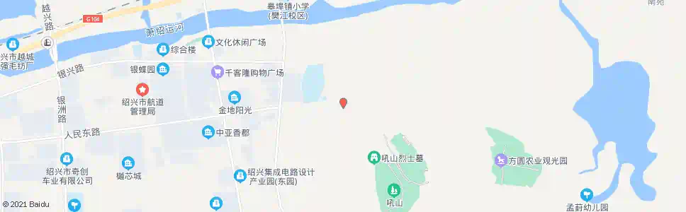 绍兴坝头山_公交站地图_绍兴公交_妙搜公交查询2025