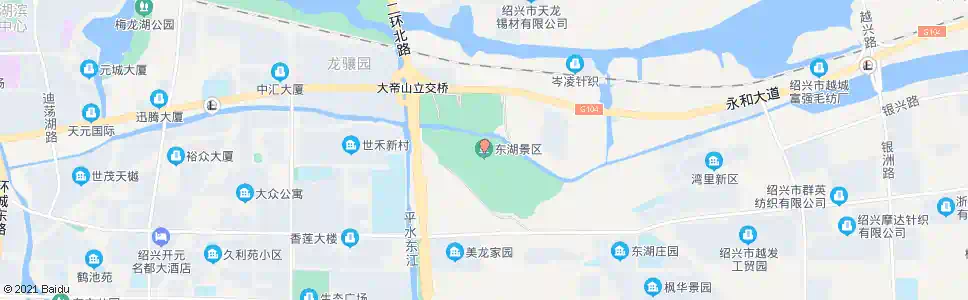 绍兴东湖风景区_公交站地图_绍兴公交_妙搜公交查询2025
