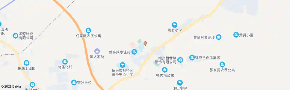 绍兴兰亭中学_公交站地图_绍兴公交_妙搜公交查询2025