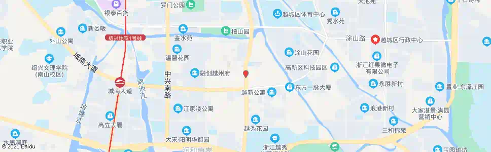 绍兴会稽路平江路口_公交站地图_绍兴公交_妙搜公交查询2025