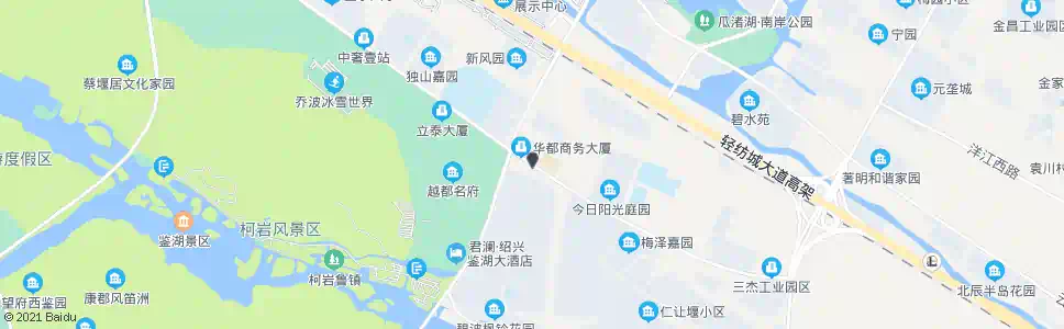 绍兴柯岩街道卫生院_公交站地图_绍兴公交_妙搜公交查询2025