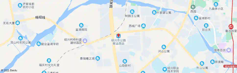 绍兴上虞汽车西站_公交站地图_绍兴公交_妙搜公交查询2025
